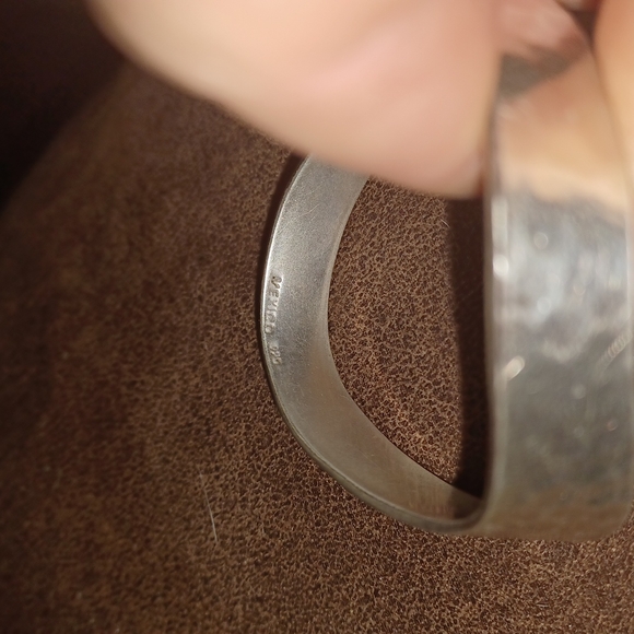 Sterling silver cuff braclet - Picture 4 of 4